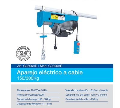 Aparejos eléctricos – 1