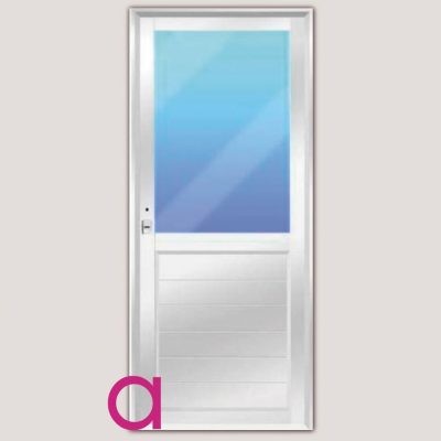 Puertas de chapa inyectada y aluminio – 3