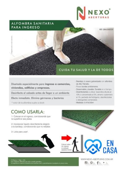Alfombra sanitaria – 1