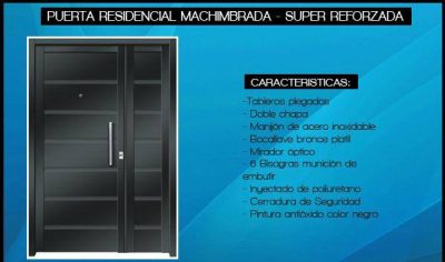 Puertas de chapa inyectada – 7