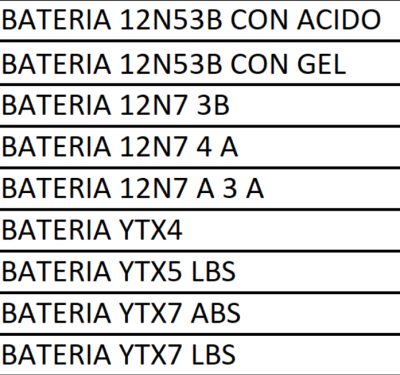Batería para motos – 2